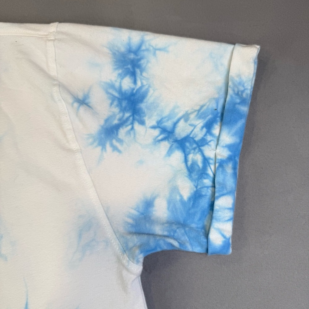 YoungLA Blue and White Tie-Dye T-Shirt - Picture 6 of 9